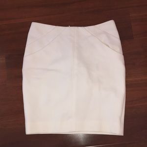 Diane Von Furstenberg White Mini Skirt